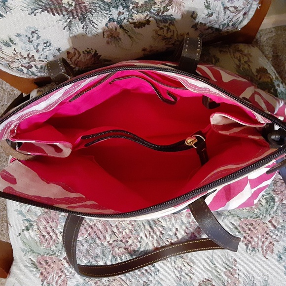 Dooney & Bourke Canvas & Leather Shoulder Bag - Picture 10 of 15